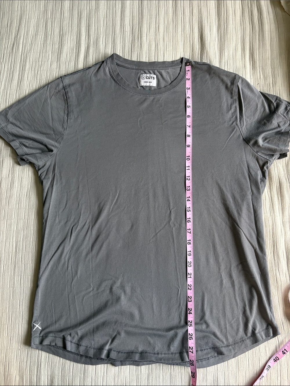 CUTS Gray Crewneck Tee
